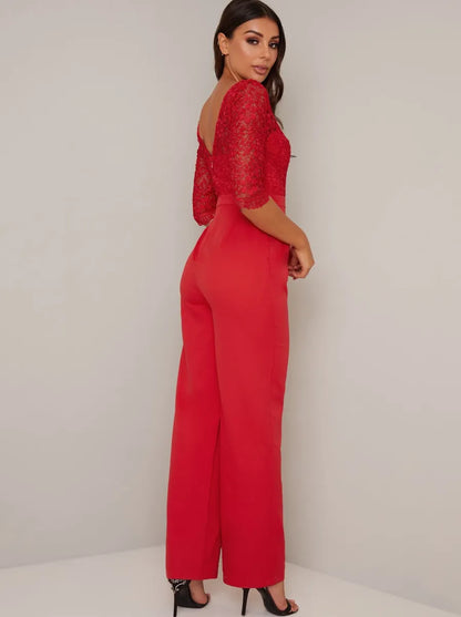 Naarah Jumpsuit In Red