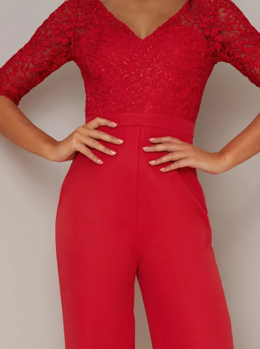 Naarah Jumpsuit In Red