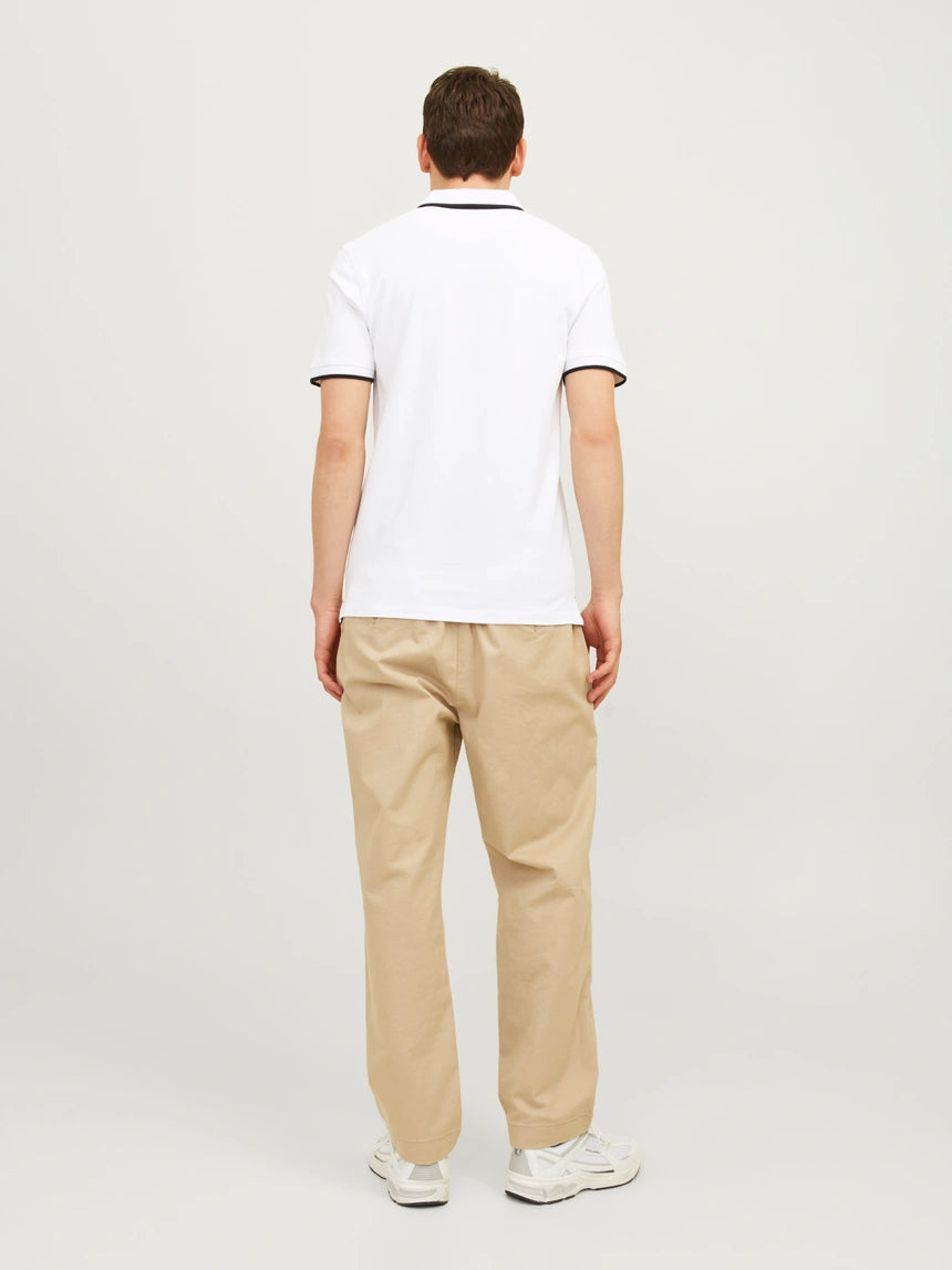 Jack & Jones Paulos 2 Pack Tipped Polo Shirt - Cobalt/White