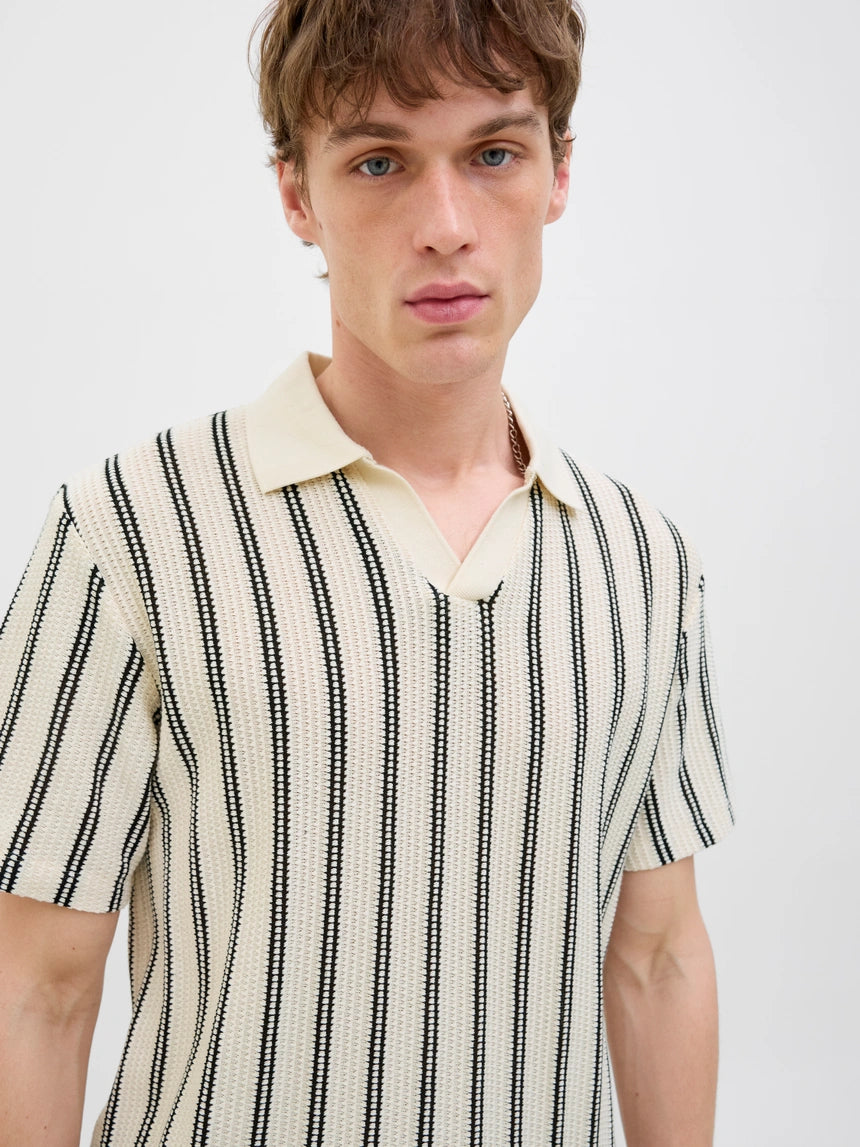 JPRBLUHARRY SS SPLIT NECK - Polo shirt
