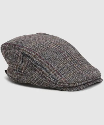 Multi Check Flat Cap