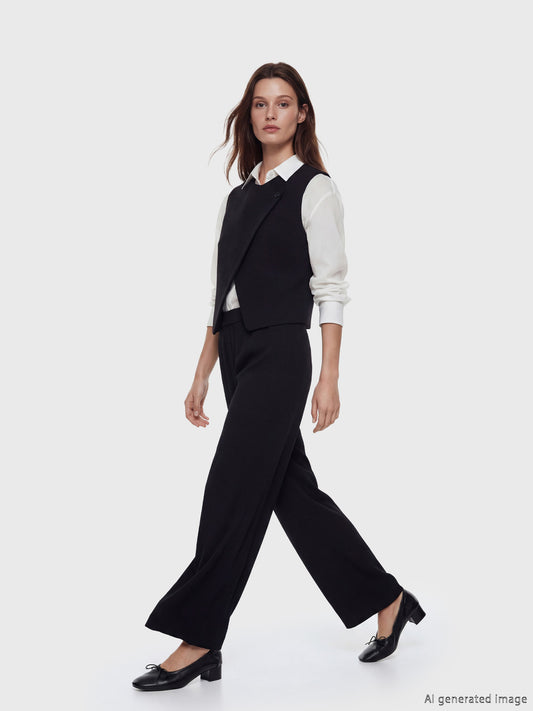 Crew Neck Women Classic Vest