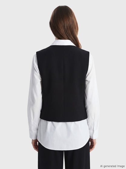 Crew Neck Women Classic Vest