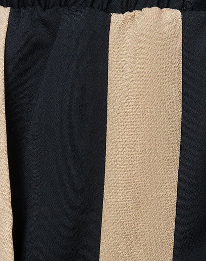 Black Side Stripe Trousers