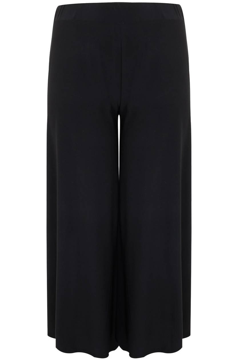 Wide Leg Stretch Palazzo Trousers