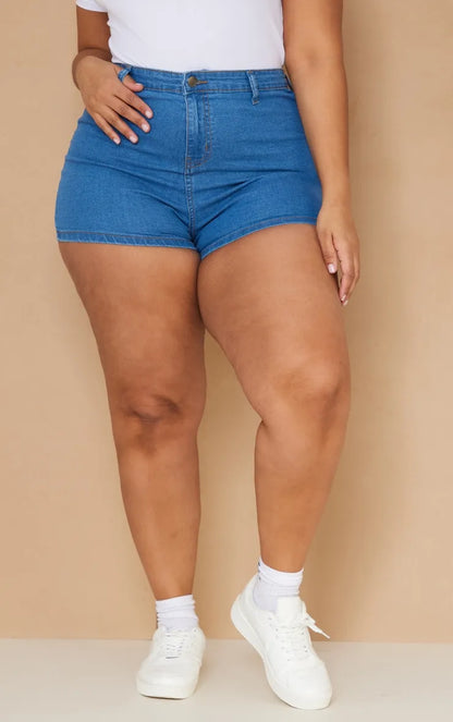 Mid Wash Disco Fit Short