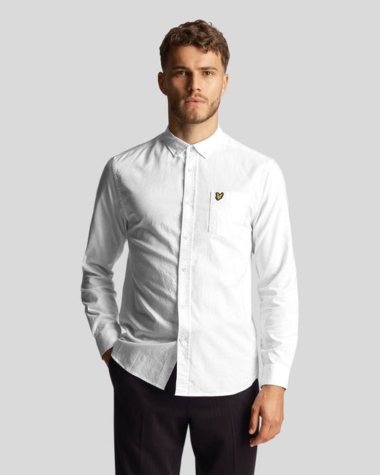 Regular Fit Light Weight Oxford Shirt White