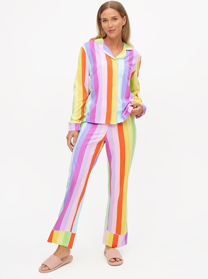 Rainbow Stripe Pyjamas set