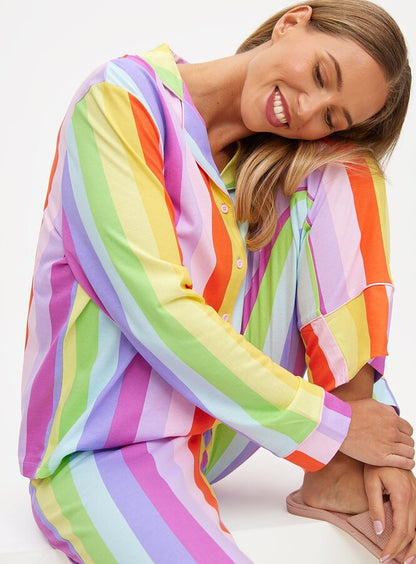 Rainbow Stripe Pyjamas set