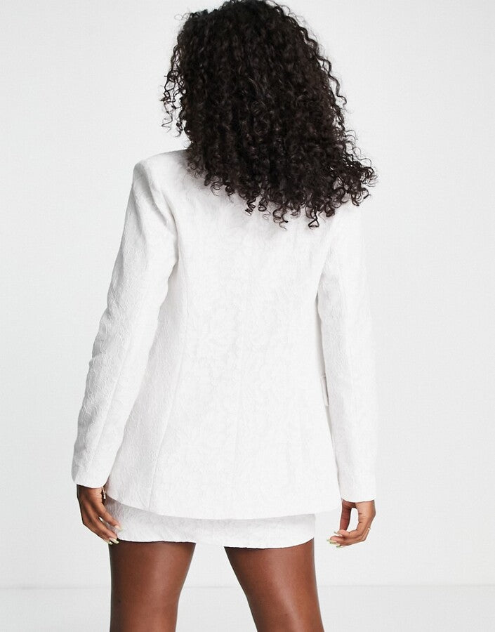 Lace Blazer Ivory