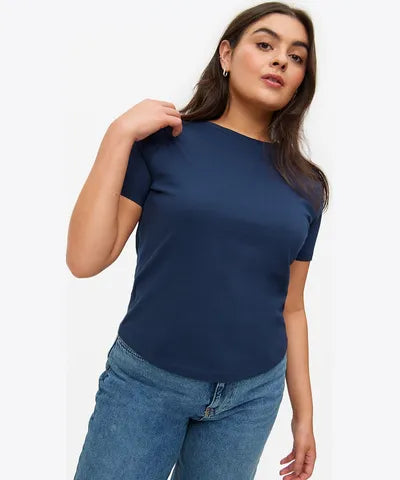 Navy Regular Fit Crew Neck T-Shirt