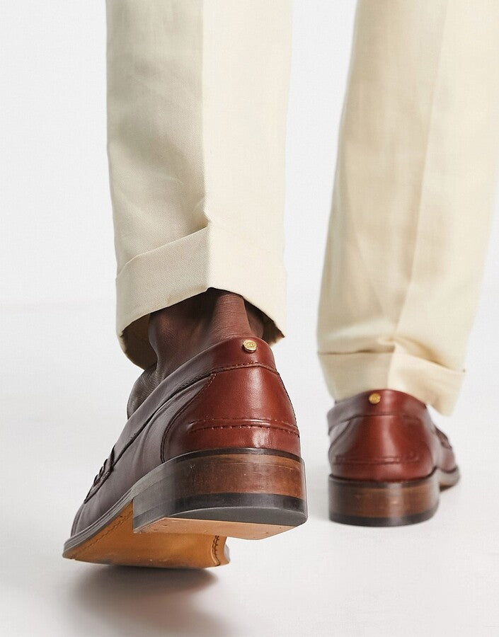 Noak Made in Portugal Loafers in Tan Leather