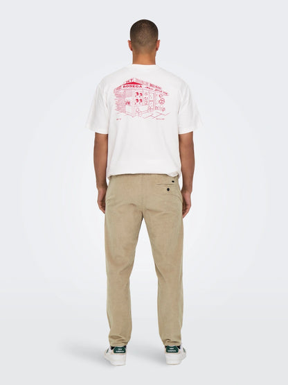 Onslinus Tapered Fit Corduroy Trouser