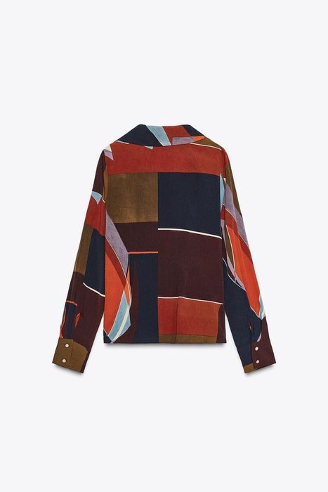 Print Wrap Top