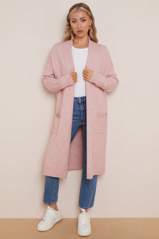 Pink Fluffy Cardigan