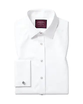 Super Fit Double Cuff Luxury Shirt White