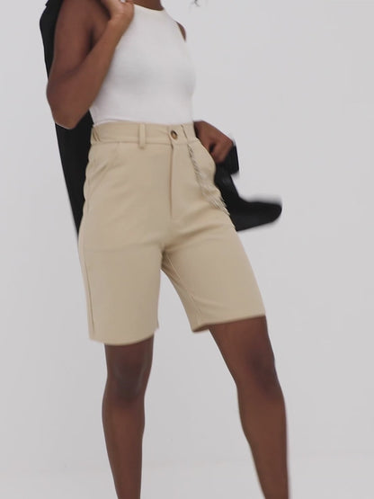 Chain City Short Beige