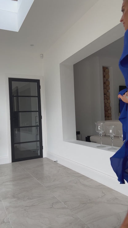 Cobalt Blue Petite Farren Wrap Maxi Dress