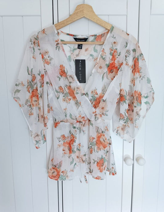 Rebecca Floral Chiffon Top