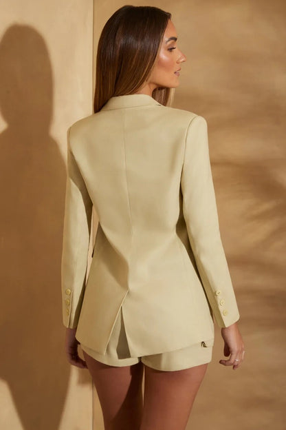 Oh Polly BRIDIE Tailored Linen Blazer