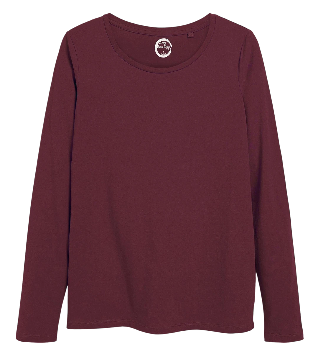 Burgundy Long Sleeve T-Shirt