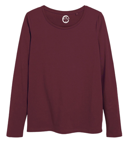 Burgundy Long Sleeve T-Shirt