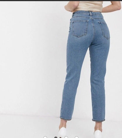 Farleigh High Waist Slim Mom Jeans /Mid Vintage