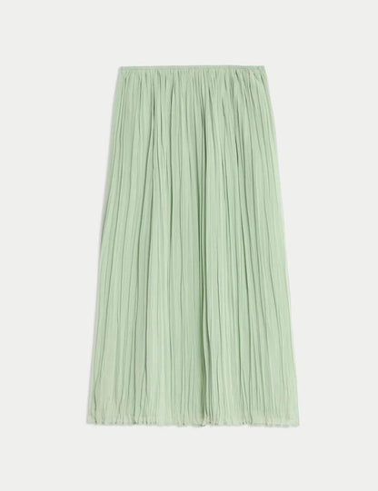 Light Green Pleat Skirt