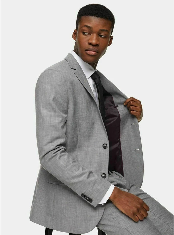 Bando Slm Suit Jacket In Grey