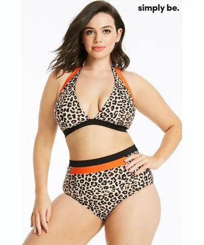 Curve Leopard Print Bikini