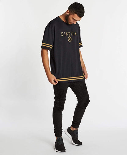 Oversized Essentials T-Shirt Black/Gold