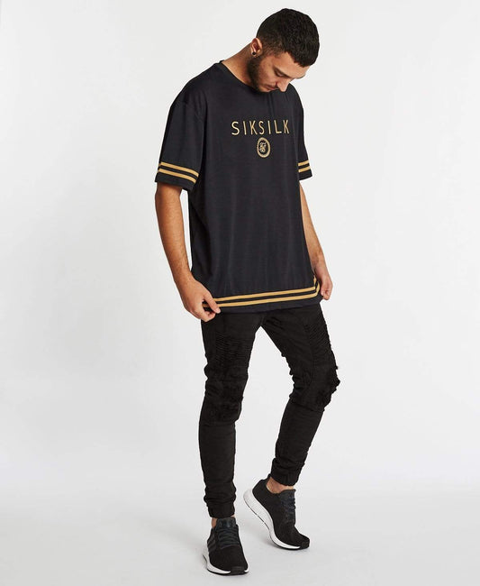 Oversized Essentials T-Shirt Black/Gold