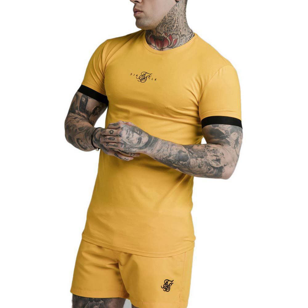 Insert Sleeve Gym Tee Yellow