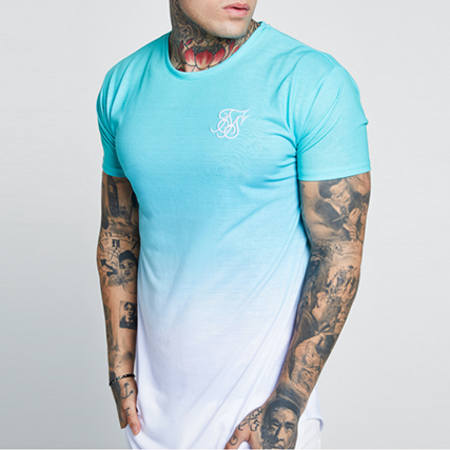Ombre Curved Hem Tee