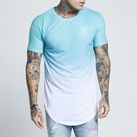 Ombre Curved Hem Tee