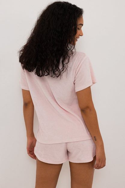 Terry Cloth Short Sleeve Shirt