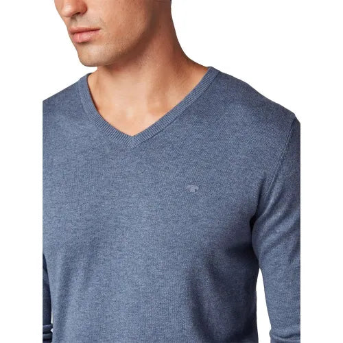 V Neck Sweater - Blue