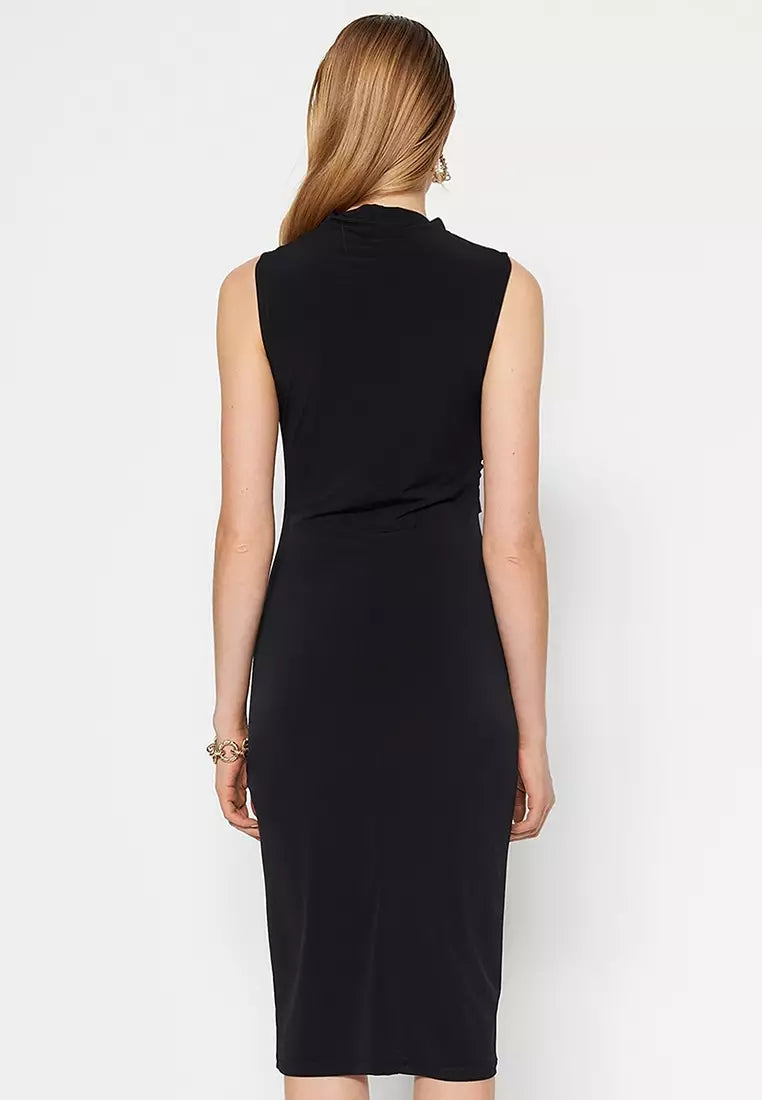 Bodycon Slim Fit Knit Dress Black