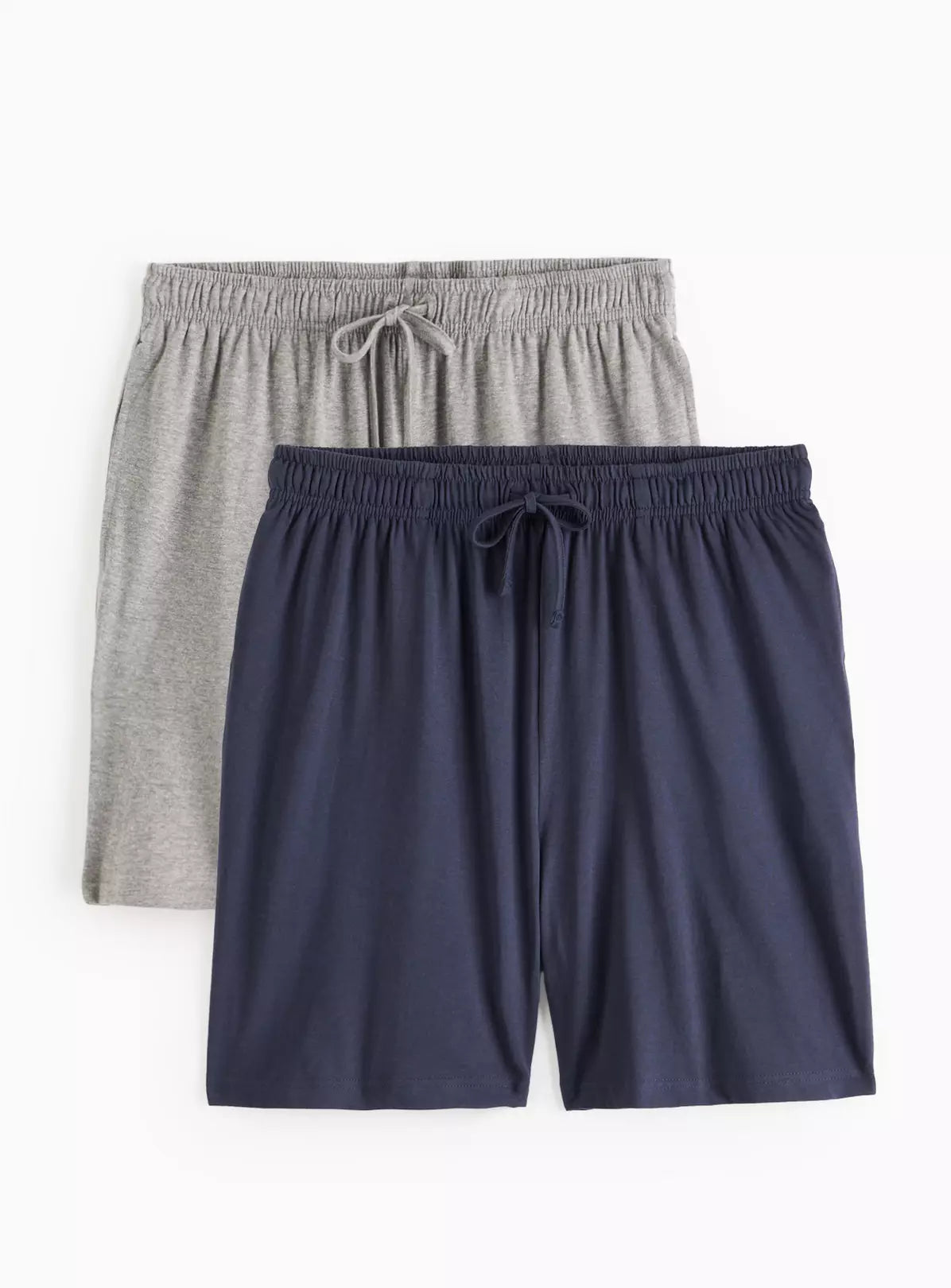 Navy & Grey Loungewear Shorts 2 Pack