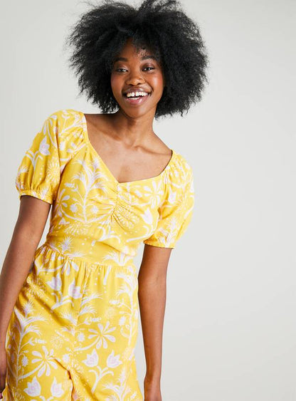 Floral Short Sleeve Playsuit