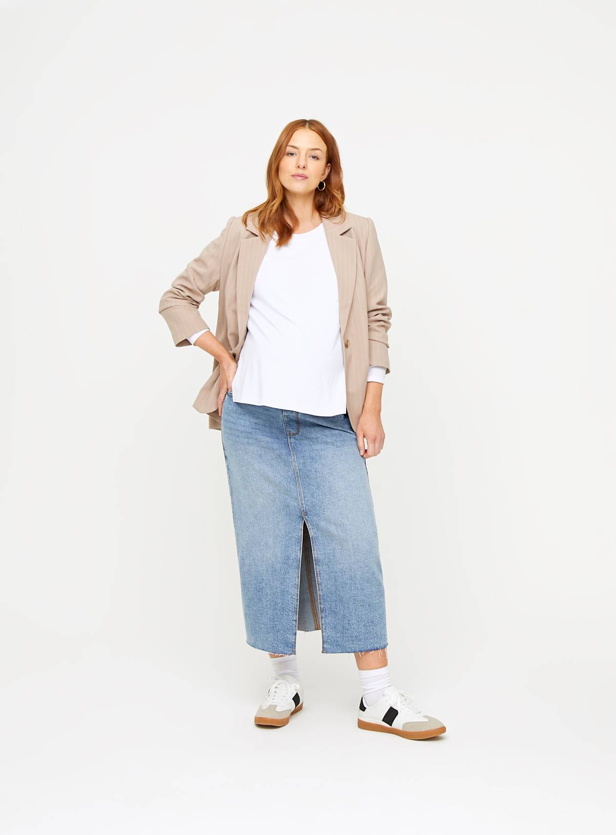 Maternity Nursing Long Sleeve Plain Top