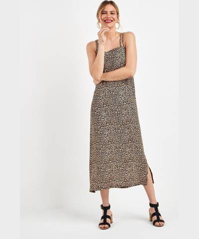 Leopard Print Cami Dress