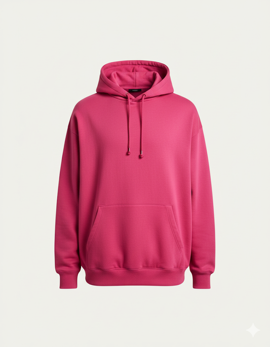 Asos Design Co-ord Oversized Hoodie in Bright Festival Fuchsia
