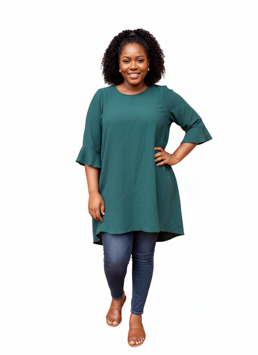 Green Long Top