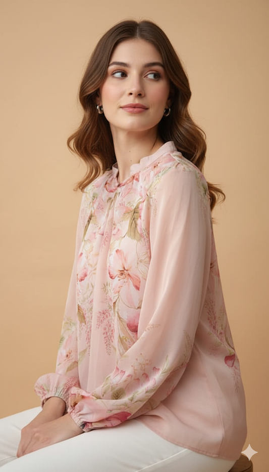 Pink Bodicea Blouse