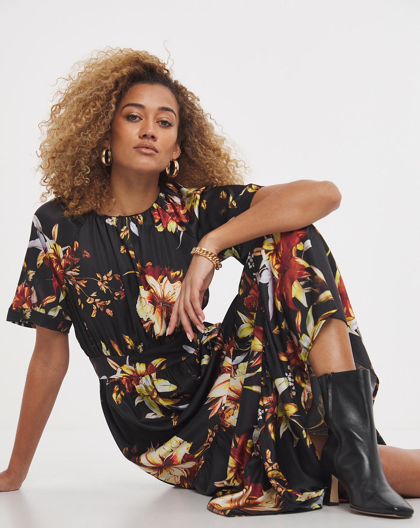 Verity Pleated Midi Dress