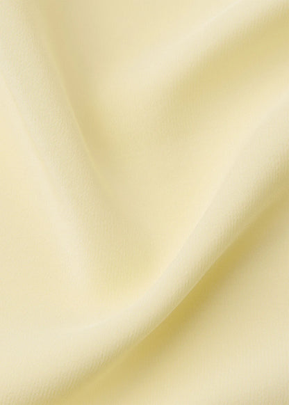 Butter Yellow Tie Detail Classic Shirt