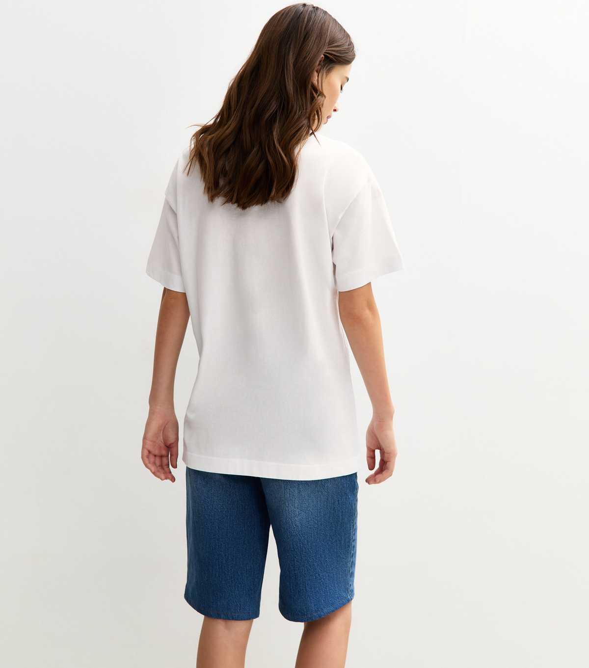 White The Rolling Stones Print T-Shirt