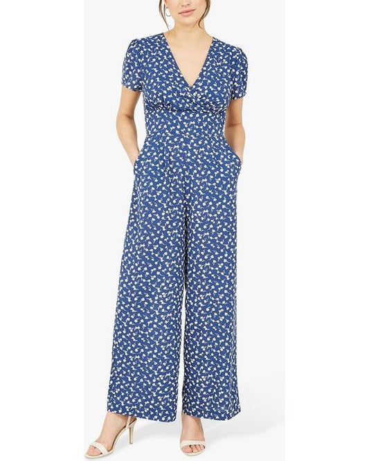 Ditsy Print Jumpsuit