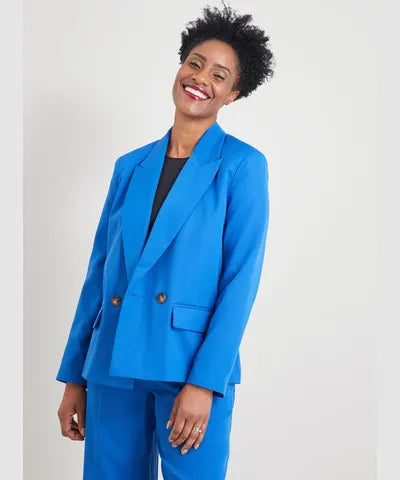 Blue Double Breasted Blazer